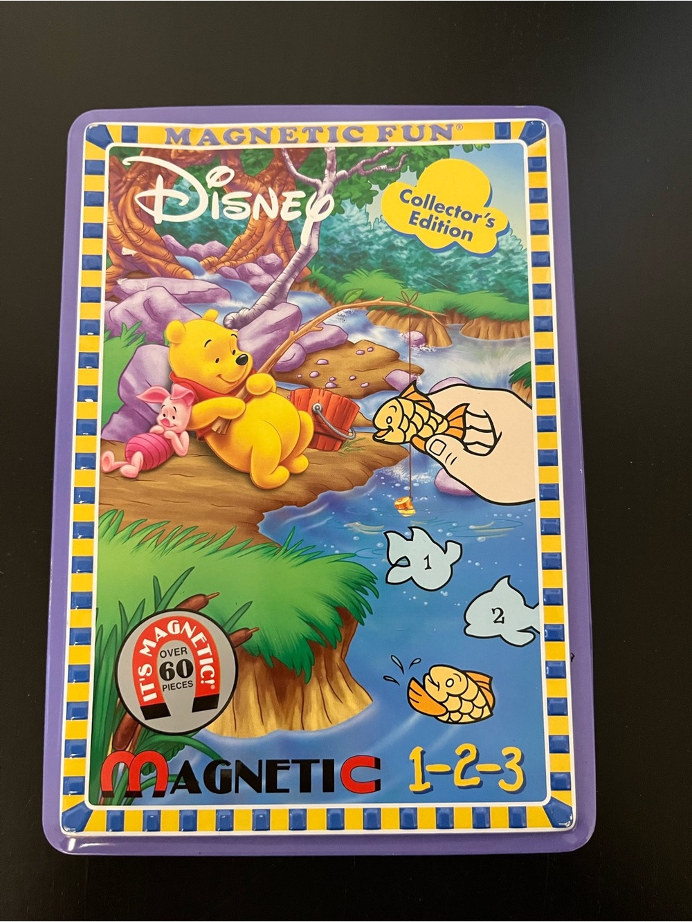 Vintage Disney Pooh Magnetic Fun 123 Collectors Edition Activity Set